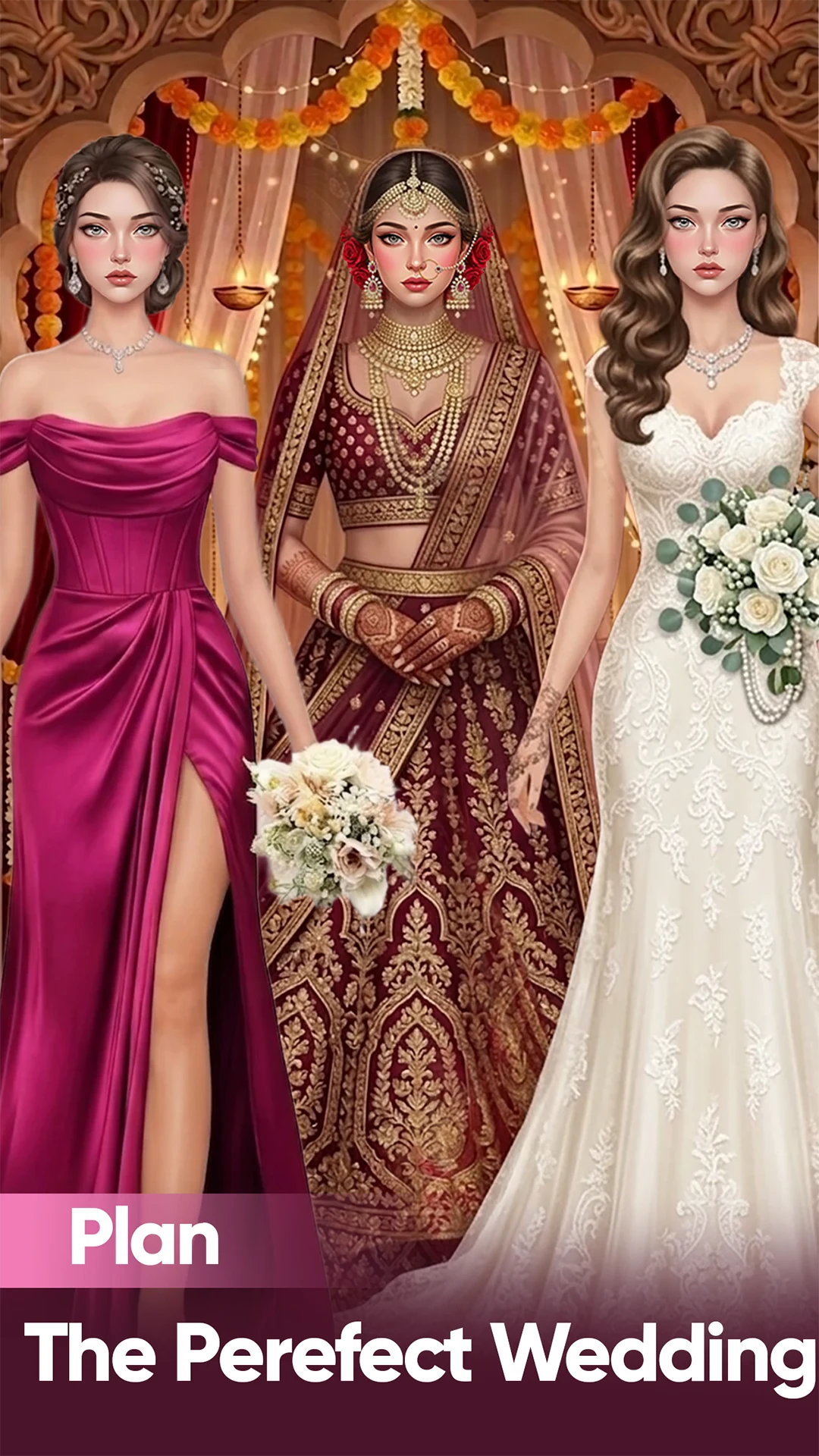 Bridal Wedding Dress up Games screenshot